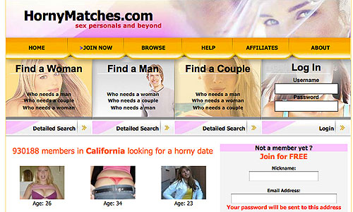 Horny Matches Review